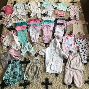 Infant clothes baby girl sizes newborn-3 month